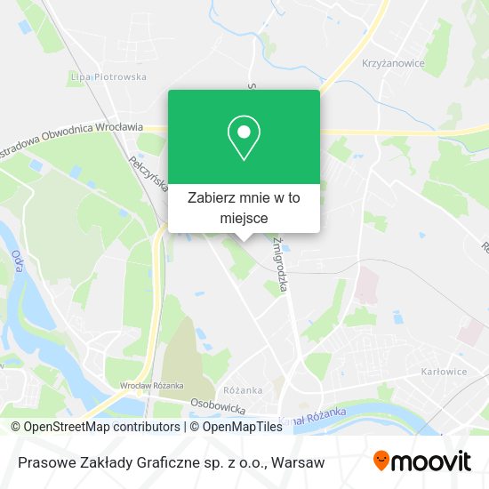 Mapa Prasowe Zakłady Graficzne sp. z o.o.