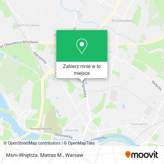 Mapa Msm-Wnętrza. Matras M.