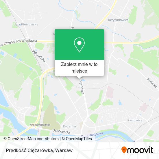 Mapa Prędkość Ciężarówka