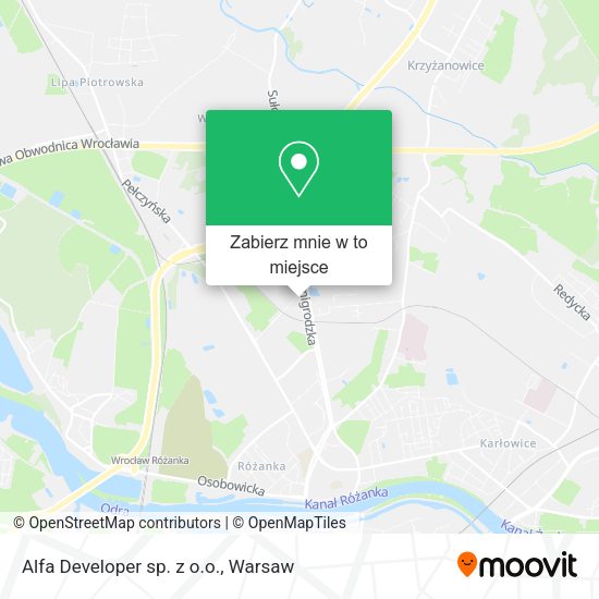 Mapa Alfa Developer sp. z o.o.