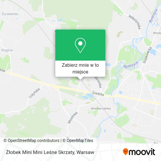 Mapa Żłobek Mini Mini Leśne Skrzaty