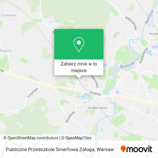 Mapa Publiczne Przedszkole Smerfowa Załoga