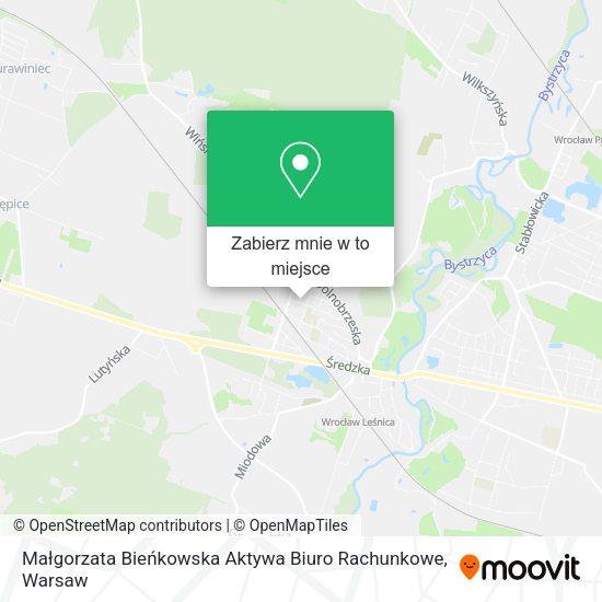 Mapa Małgorzata Bieńkowska Aktywa Biuro Rachunkowe