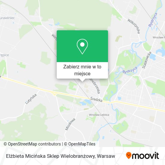 Mapa Elżbieta Micińska Sklep Wielobranżowy