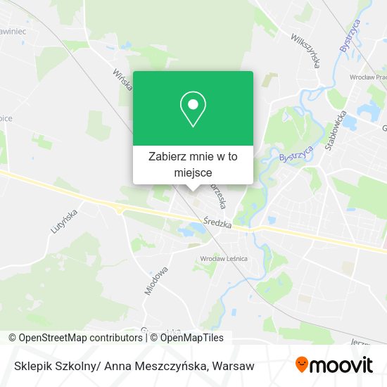 Mapa Sklepik Szkolny/ Anna Meszczyńska