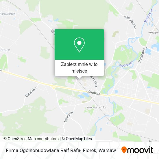 Mapa Firma Ogólnobudowlana Ralf Rafał Florek