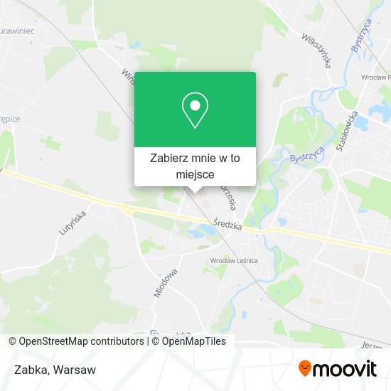 Mapa Zabka