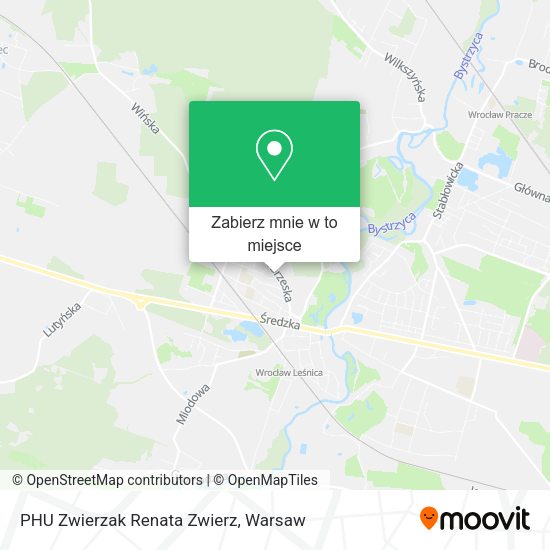 Mapa PHU Zwierzak Renata Zwierz