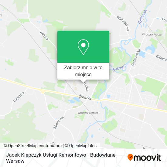 Mapa Jacek Klepczyk Usługi Remontowo - Budowlane