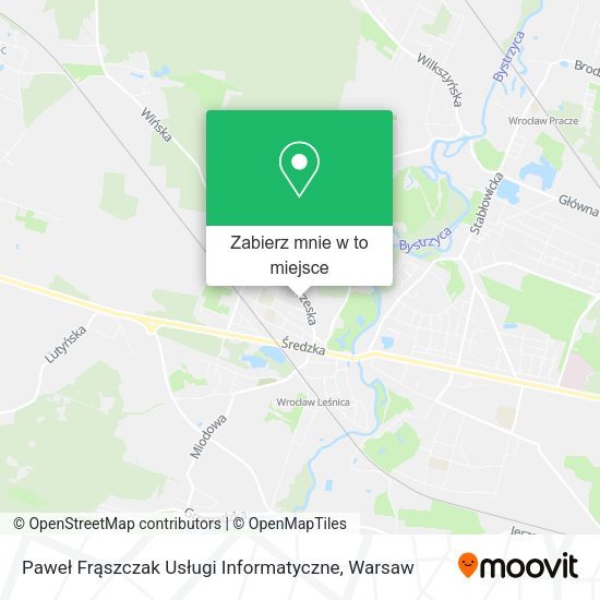 Mapa Paweł Frąszczak Usługi Informatyczne