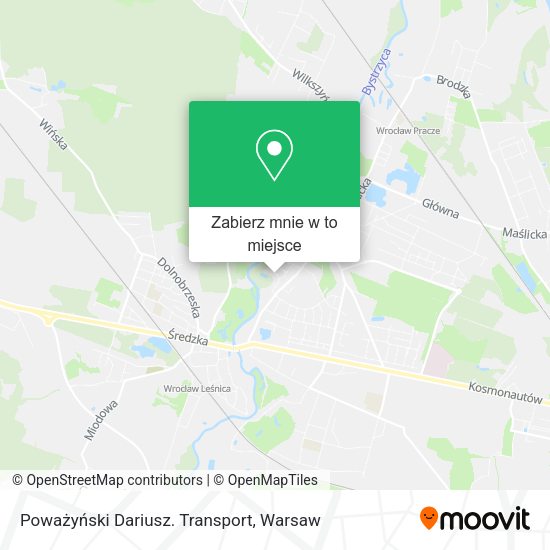 Mapa Poważyński Dariusz. Transport