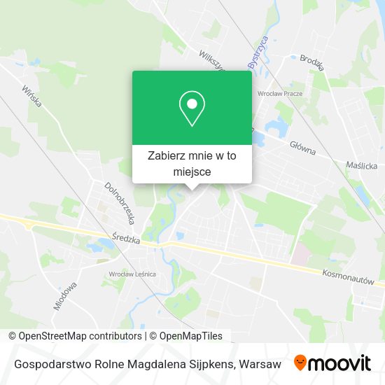 Mapa Gospodarstwo Rolne Magdalena Sijpkens