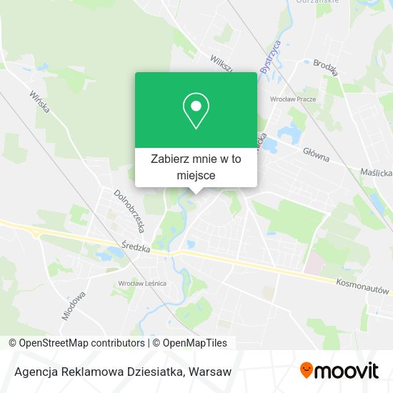 Mapa Agencja Reklamowa Dziesiatka