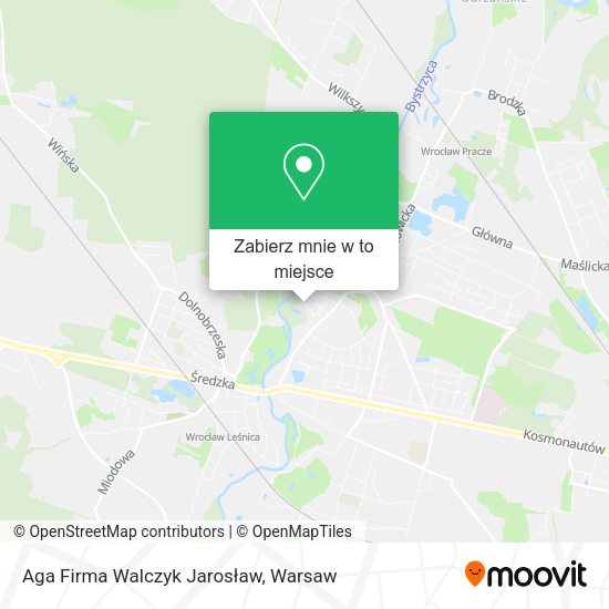 Mapa Aga Firma Walczyk Jarosław