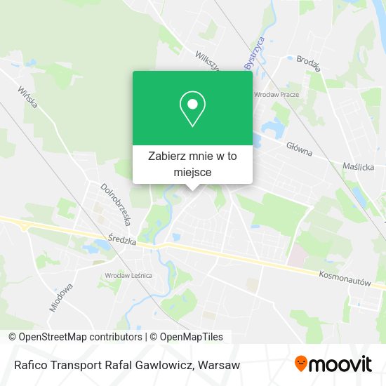 Mapa Rafico Transport Rafal Gawlowicz