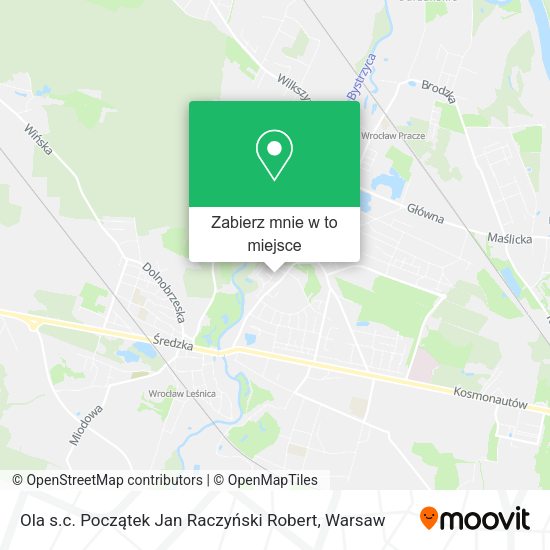 Mapa Ola s.c. Początek Jan Raczyński Robert