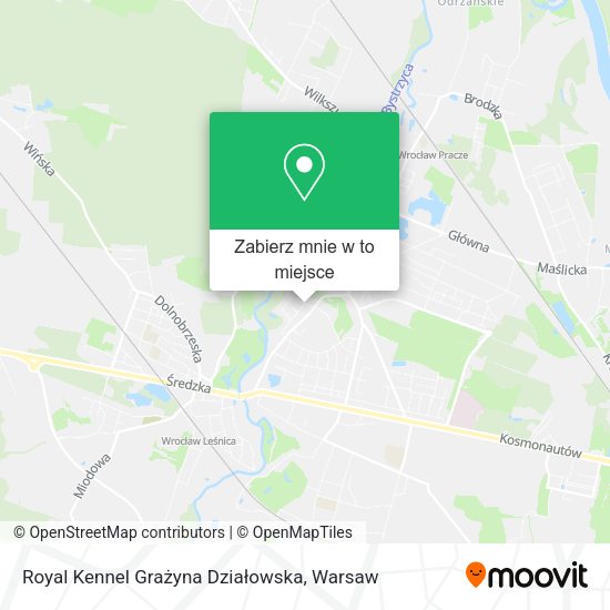 Mapa Royal Kennel Grażyna Działowska