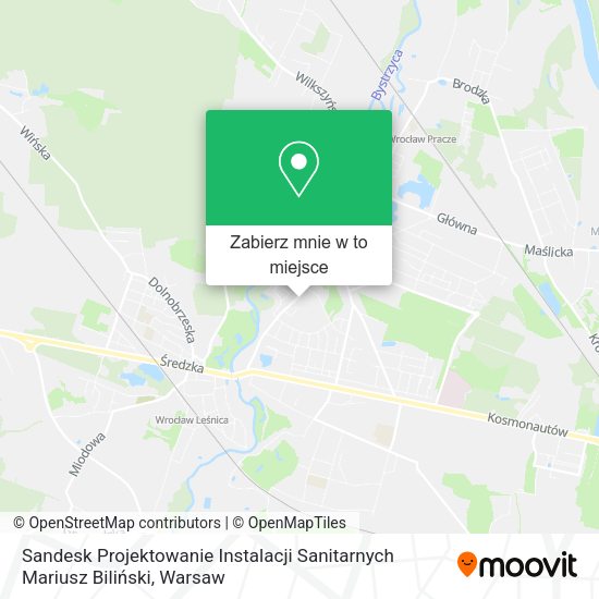 Mapa Sandesk Projektowanie Instalacji Sanitarnych Mariusz Biliński