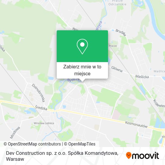 Mapa Dev Construction sp. z o.o. Spółka Komandytowa