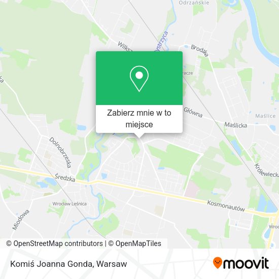 Mapa Komiś Joanna Gonda