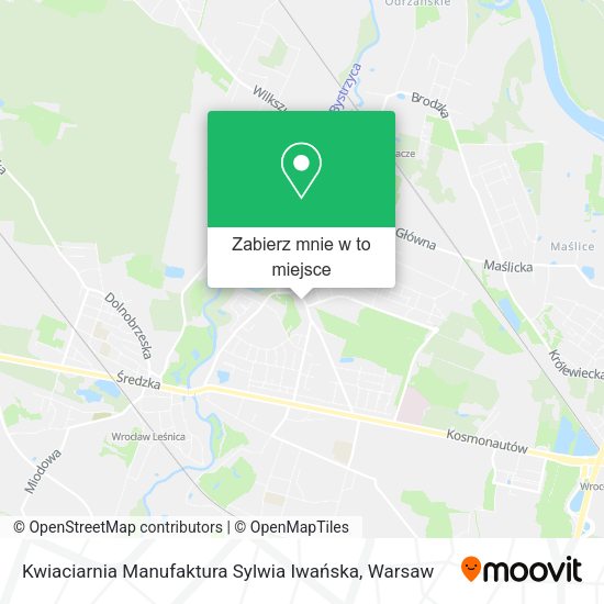 Mapa Kwiaciarnia Manufaktura Sylwia Iwańska