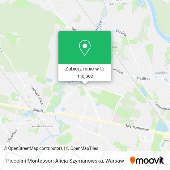 Mapa Piccolini Montessori Alicja Szymanowska