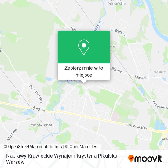 Mapa Naprawy Krawieckie Wynajem Krystyna Pikulska