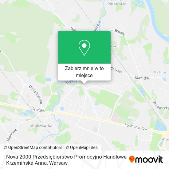 Mapa Nova 2000 Przedsiębiorstwo Promocyjno Handlowe Krzemińska Anna