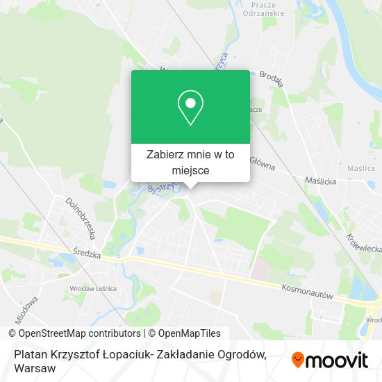 Mapa Platan Krzysztof Łopaciuk- Zakładanie Ogrodów