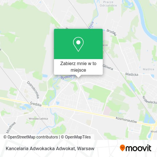 Mapa Kancelaria Adwokacka Adwokat