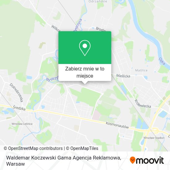 Mapa Waldemar Koczewski Gama Agencja Reklamowa