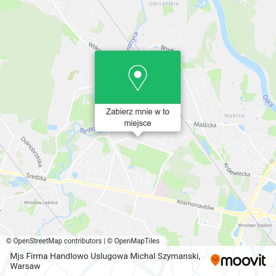 Mapa Mjs Firma Handlowo Uslugowa Michal Szymanski