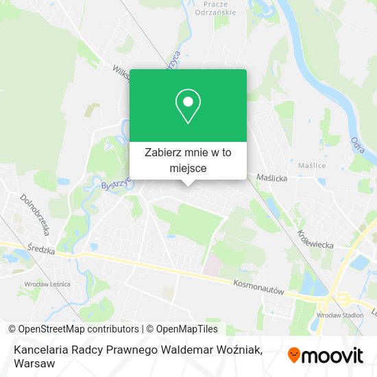 Mapa Kancelaria Radcy Prawnego Waldemar Woźniak