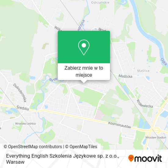 Mapa Everything English Szkolenia Językowe sp. z o.o.