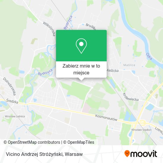 Mapa Vicino Andrzej Stróżyński