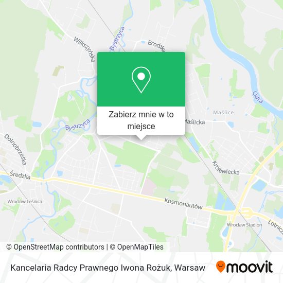 Mapa Kancelaria Radcy Prawnego Iwona Rożuk