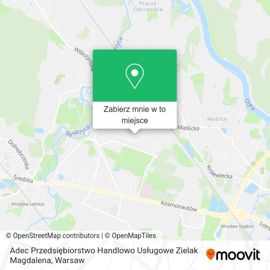 Mapa Adec Przedsiębiorstwo Handlowo Usługowe Zielak Magdalena