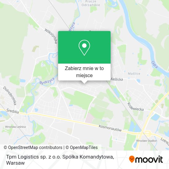 Mapa Tpm Logistics sp. z o.o. Spółka Komandytowa