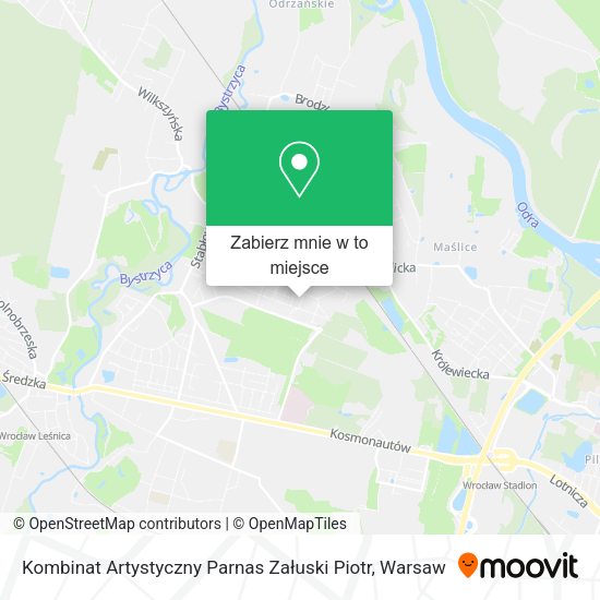 Mapa Kombinat Artystyczny Parnas Załuski Piotr