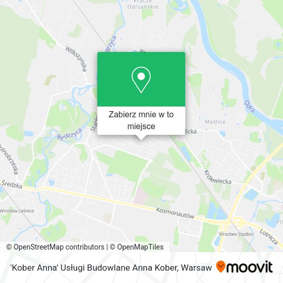 Mapa 'Kober Anna' Usługi Budowlane Anna Kober