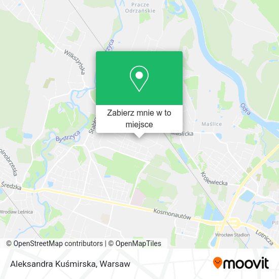 Mapa Aleksandra Kuśmirska