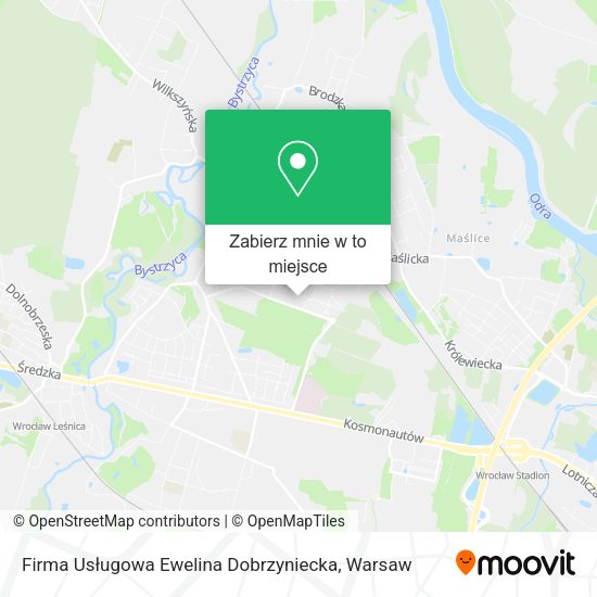 Mapa Firma Usługowa Ewelina Dobrzyniecka