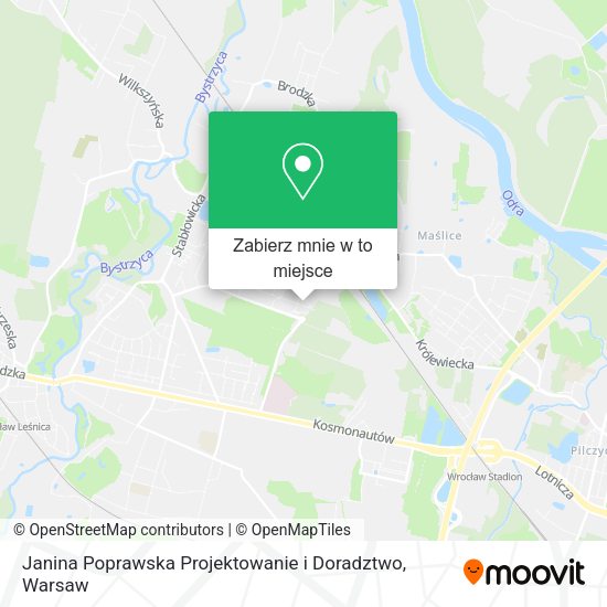 Mapa Janina Poprawska Projektowanie i Doradztwo