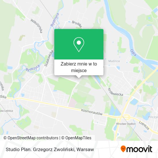 Mapa Studio Plan. Grzegorz Zwoliński