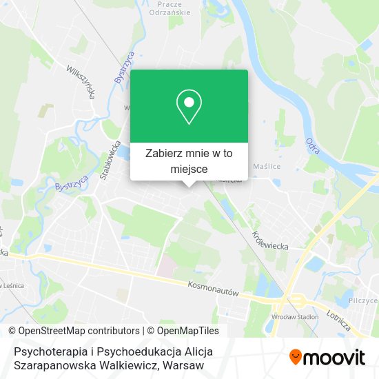 Mapa Psychoterapia i Psychoedukacja Alicja Szarapanowska Walkiewicz