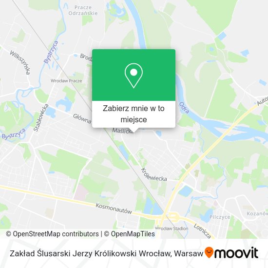 Mapa Zakład Ślusarski Jerzy Królikowski Wrocław