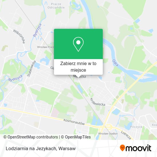 Mapa Lodziarnia na Jezykach