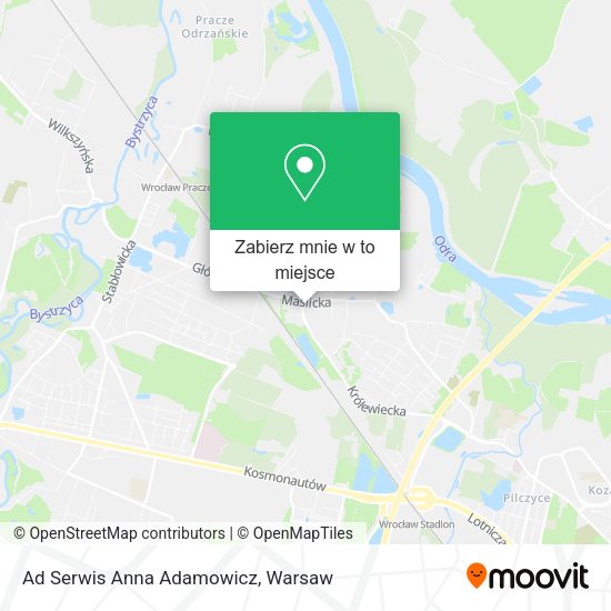 Mapa Ad Serwis Anna Adamowicz