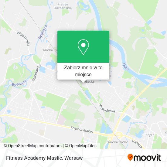 Mapa Fitness Academy Maslic