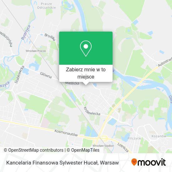 Mapa Kancelaria Finansowa Sylwester Hucał